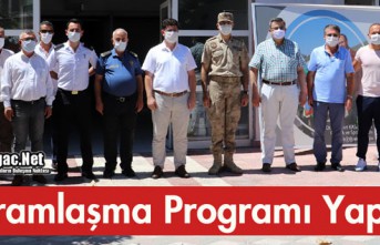 KIRKAĞAÇ'TA BAYRAMLAŞMA PROGRAMI YAPILDI