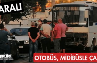 OTOBÜS, MİDİBÜSLE ÇARPIŞTI 6 YARALI