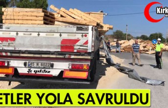 PALETLER YOLA SAVRULDU