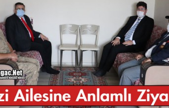 GAZİ AİLESİNE ANLAMLI ZİYARET