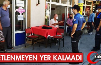 KIRKAĞAÇ'TA DENETLENMEYEN YER KALMADI