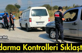 KIRKAĞAÇ'TA JANDARMA KONTROLLERİ SIKLAŞTIRDI