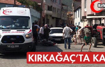 KIRKAĞAÇ'TA KAZA 2 YARALI