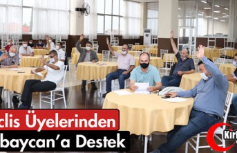 BELEDİYE MECLİS ÜYELERİNDEN AZERBAYCAN'A DESTEK