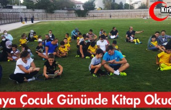 "DÜNYA ÇOCUK GÜNÜNDE" KİTAP OKUDULAR