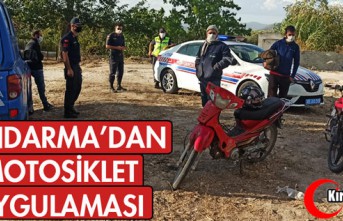 JANDARMA'DAN MOTOSİKLET UYGULAMASI