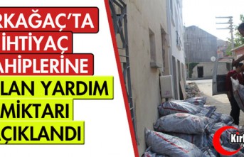 KIRKAĞAÇ'TA İHTİYAÇ SAHİPLERİNE YAPILAN...