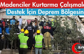 MADENCİLER KIRKAĞAÇ'TAN DEPREM BÖLGESİNE...