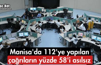 MANİSA'DA ÇAĞRI MERKEZİNE YAPILAN ÇAĞRILARIN %58'İ ASILSIZ