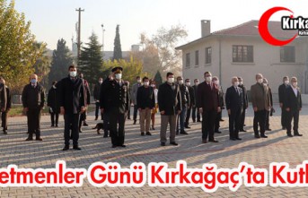 24 KASIM ÖĞRETMENLER GÜNÜ KIRKAĞAÇ'TA KUTLANDI