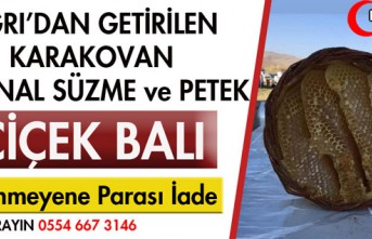 AĞRI KARAKOVAN SÜZME ve PETEK ÇİÇEK BALI