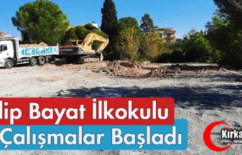 EDİP BAYAT İLKOKULU'NUN YAPIMINA BAŞLANDI