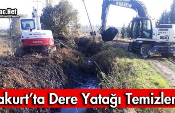 KARAKURT'TA DERE YATAĞI TEMİZLENDİ