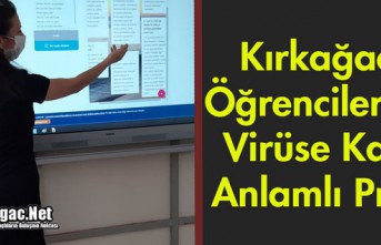 KIRKAĞAÇLI ÖĞRENCİLERDEN ANLAMLI PROJE