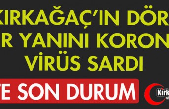 KORONA VİRÜS KIRKAĞAÇ'IN DÖRT BİR YANINI SARDI