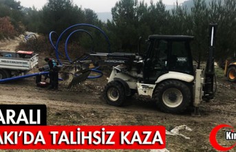 ALİFAKI'DA TALİHSİZ KAZA 2 YARALI