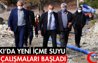 ALİFAKI’DA YENİ İÇME SUYU HATTI ÇALIŞMALARI BAŞLADI