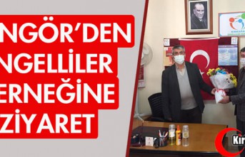 GÜNGÖR'DEN ENGELLİLER DERNEĞİNE ZİYARET