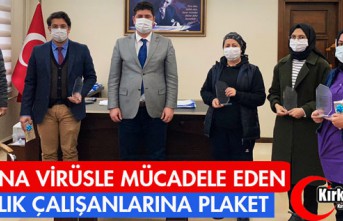 KORONA VİRÜSLE MÜCADELE EDEN SAĞLIK ÇALIŞANLARINA...