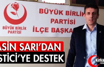 SARI'DAN DESTİCİ'YE DESTEK