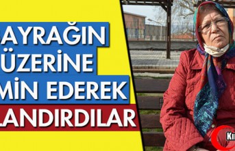 BAYRAĞIN ÜZERİNE YEMİN EDEREK DOLANDIRDILAR