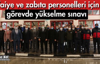 İTFAİYE VE ZABITA PERSONELLERİ İÇİN GÖREVDE YÜKSELME SINAVI