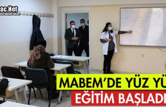 MABEM'DE YÜZ YÜZE EĞİTİM BAŞLADI