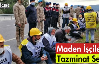 MADEN İŞÇİLERİNİN TAZMİNAT SEVİNCİ