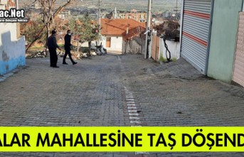 MUSALAR MAHALLESİNE TAŞ DÖŞENDİ