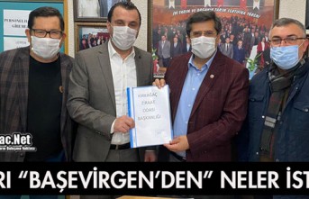 ÖZARI "BAŞEVİRGEN'DEN" NELER İSTEDİ...