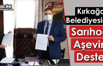 KIRKAĞAÇ BELEDİYESİNDEN SARI HOCA AŞEVİNE DESTEK