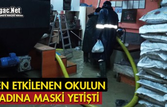 SELDEN ETKİLENEN OKULUN İMDADINA MASKİ YETİŞTİ