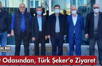 ZİRAAT ODASINDAN ANKARA TÜRK ŞEKER'E ZİYARET