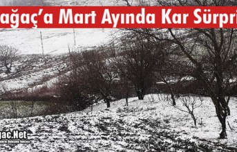 KIRKAĞAÇ’A MART AYINDA KAR SÜRPRİZİ 