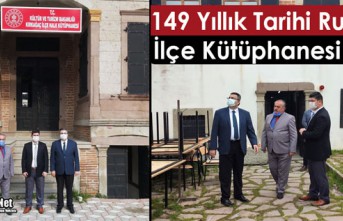 KIRKAĞAÇ’TA 149 YILLIK TARİHİ EV KÜTÜPHANE...