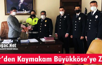 DEMİR’DEN KAYMAKAM BÜYÜKKÖSE’YE ZİYARET