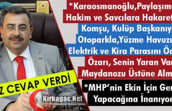 GEDÜZ’DEN HAKKINDA YAPILAN AÇIKLAMALARA SERT CEVAP(VİDEO)