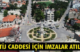 PRESTİJ CADDESİ İÇİN İMZALAR ATILDI