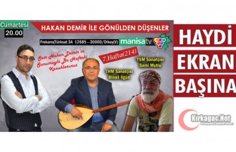 GAZETECİ-ŞAİR HAKAN DEMİR'İN BU HAFTAKİ KONUKLARI BİNALİ KARAÇEPER ve SAMİ MUTLU