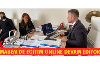 MABEM'DE EĞİTİMLER "ÇEVRİMİÇİ"...