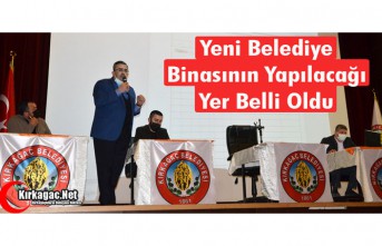 YENİ YAPILACAK BELEDİYE HİZMET BINASININ YERİ...