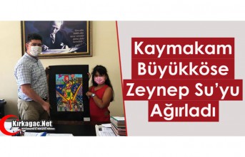 KAYMAKAM BÜYÜKKÖSE, ZEYNEP SU'YU AĞIRLADI