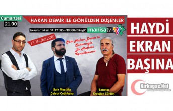 GAZETECİ-ŞAİR HAKAN DEMİR'İN BU AKŞAMKİ...