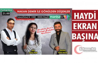 GAZETECİ-ŞAİR HAKAN DEMİR'İN BU AKŞAMKİ KONUKLARI EMRE HAVZA ve GÜLAY PELİT