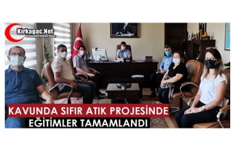 KAVUNDA SIFIR ATIK PROJESİNDE EĞİTİMLER TAMAMLANDI