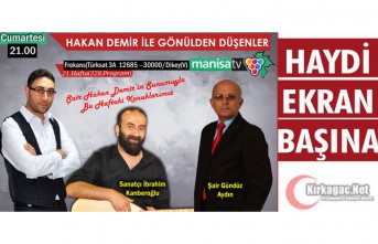 GAZETECİ-ŞAİR HAKAN DEMİR'İN BU AKŞAMKİ KONUKLARI İRAHİM KANBEROĞLU ve GÜNDÜZ AYDIN