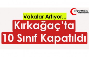 KIRKAĞAÇ'TA 10 SINIF KAPATILDI