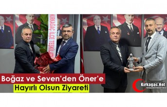 BOĞAZ ve SEVEN’DEN ÖNER’E HAYIRLI OLSUN ZİYARETİ