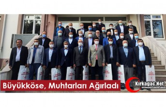 BÜYÜKKÖSE, MUHTARLARI AĞIRLADI