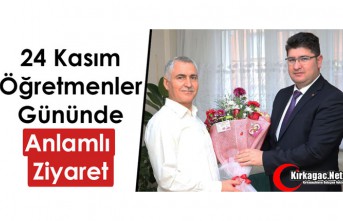 24 KASIM ÖĞRETMENLER GÜNÜNDE ANLAMLI ZİYARET